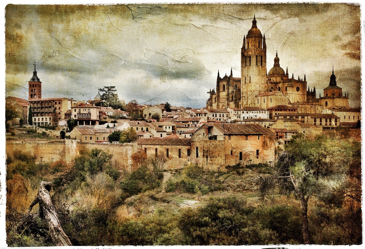 Испанский средневековый город